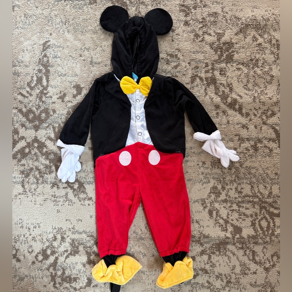Disney Kids Mickey Mouse Costume 12-18 Months